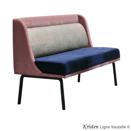 M/L Banquette SIGNATURE Actua KRISTEN Pied Métal