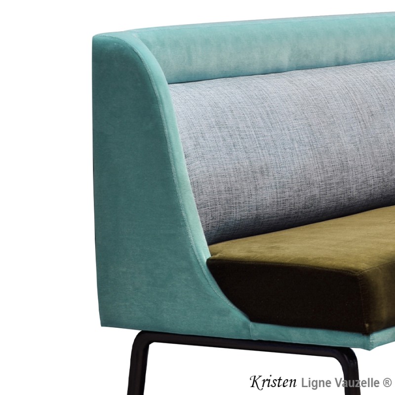 M/L Banquette SIGNATURE Actua KRISTEN Pied Métal