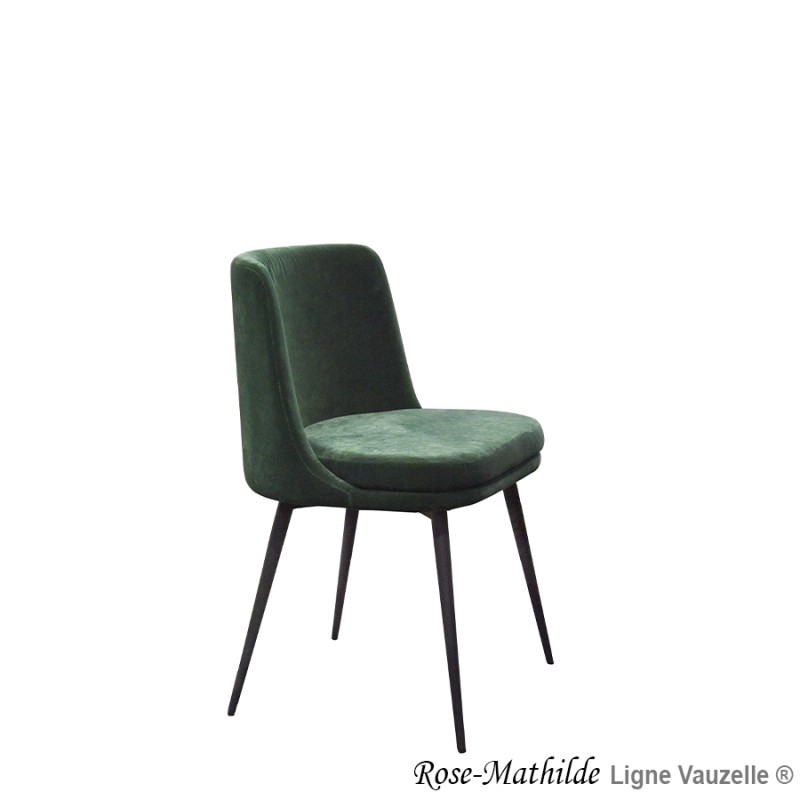 Chaise ROSE-MATHILDE Pieds Metal Etrille