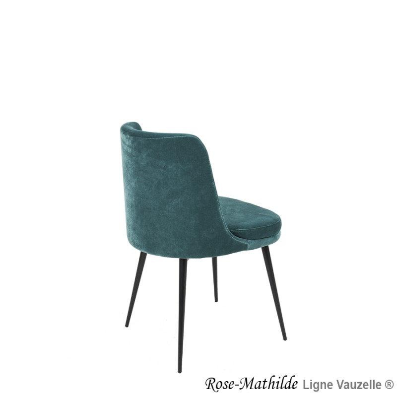 Chaise ROSE-MATHILDE Pieds Metal Etrille