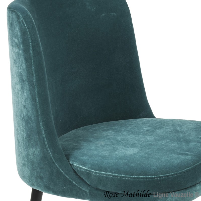 Chaise ROSE-MATHILDE Pieds Metal Etrille