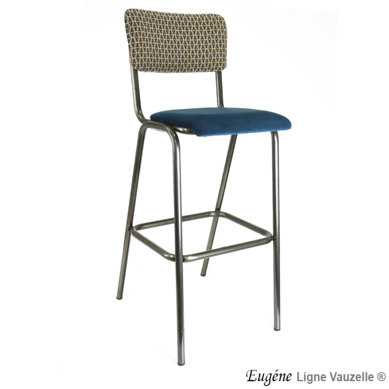 Tabouret EUGENE Assise et Dossier Garnis