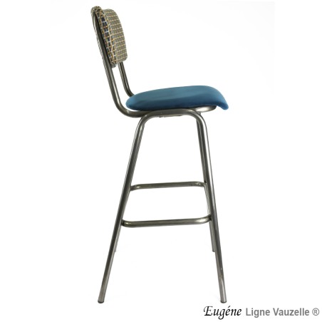 Tabouret EUGENE Assise et Dossier Garnis