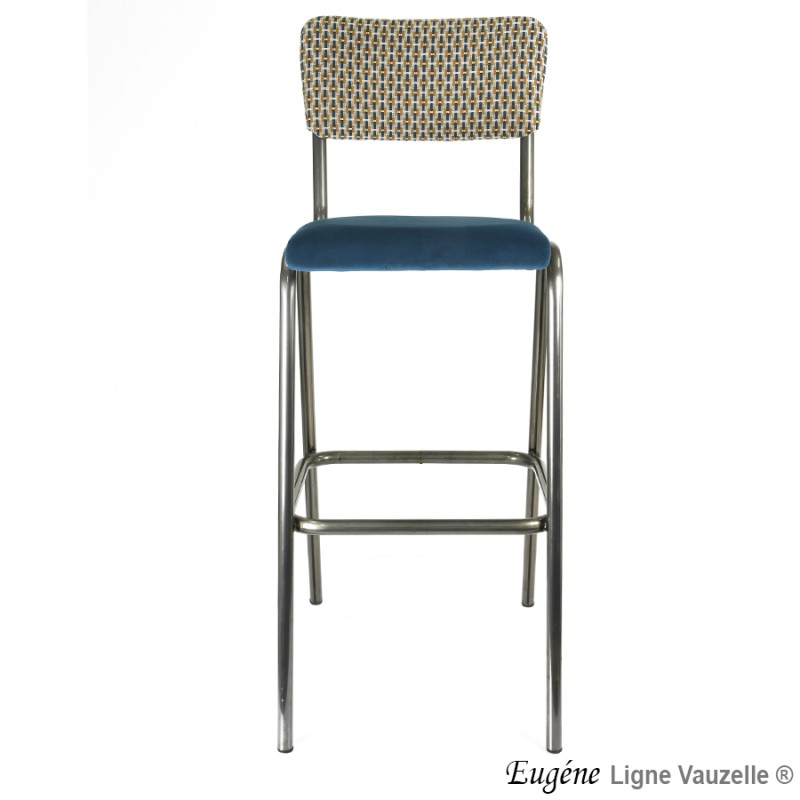 Tabouret EUGENE Assise et Dossier Garnis