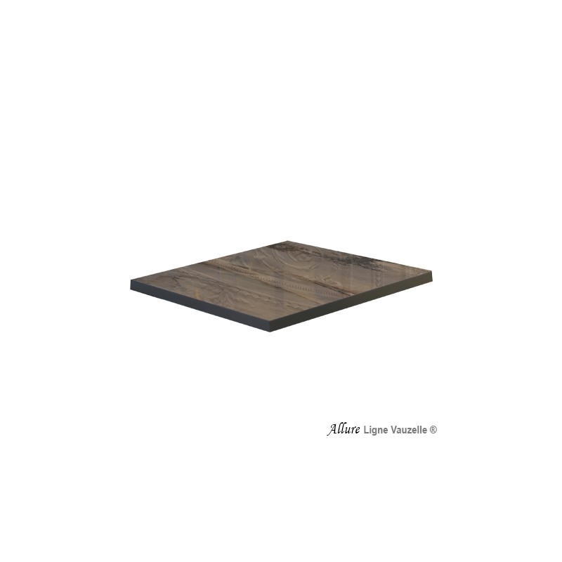 Plateau ALLURE STRATIFIE EGGER Abs Métal Coin Angle Drt