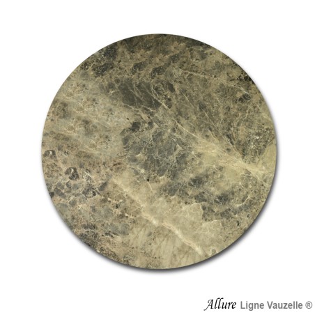 Plateau ALLURE STRATIFIE FORMICA Abs MétalCoinAngle Drt