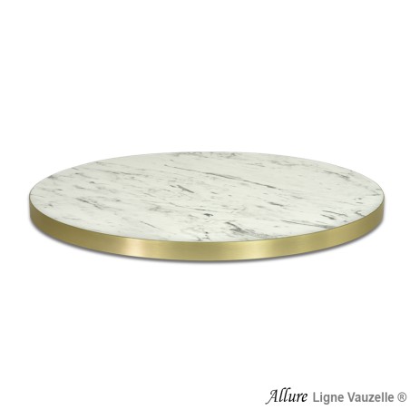 Plateau ALLURE STRATIFIE EGGER Abs Métal Angle Arrondi