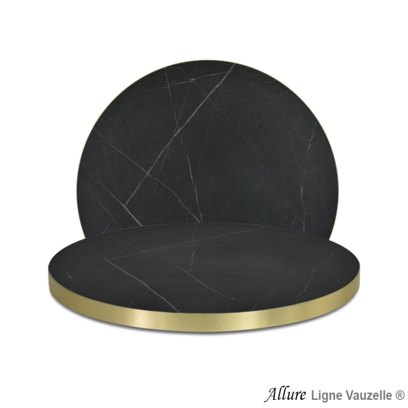 Plateau ALLURE STRATIFIE EGGER Abs Métal Angle Arrondi