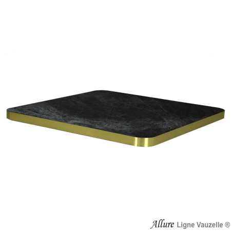 Plateau ALLURE STRATIFIE FORMICA Abs Méta Angle Arrondil