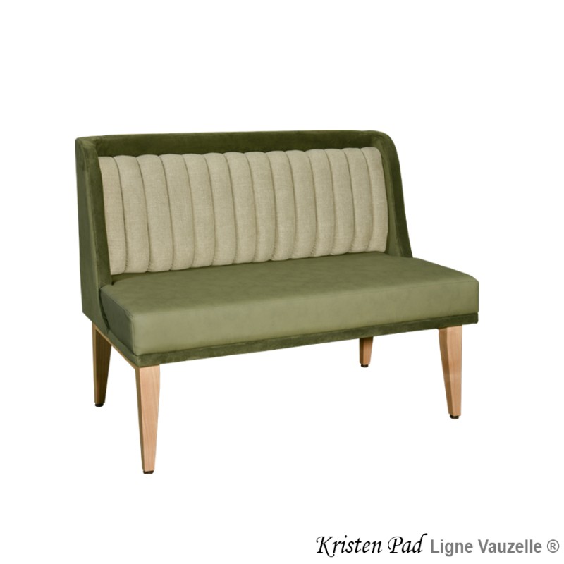 M/L Banquette SIGNATURE Actua KRISTEN PAD Pied Bois