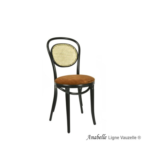 Chaise ANABELLE Assise Galette et Dos Cannage Naturel