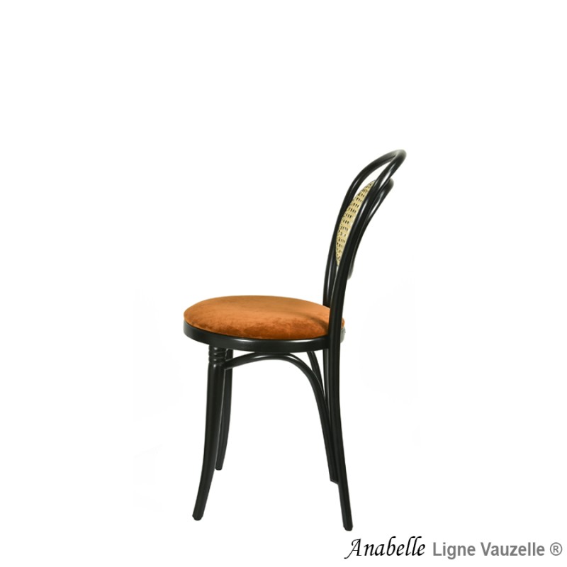 Chaise ANABELLE Assise Galette et Dos Cannage Naturel