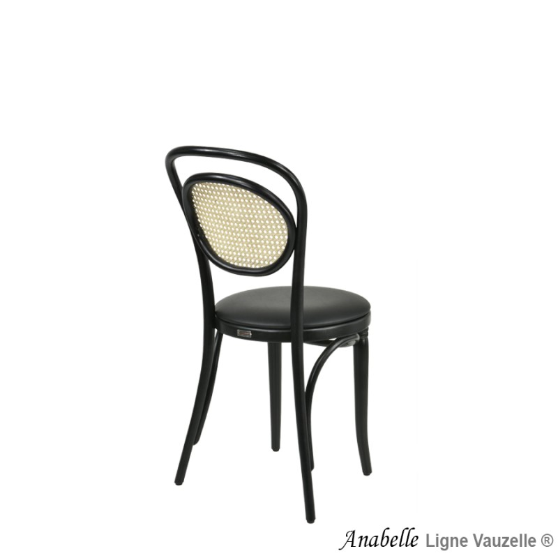 Chaise ANABELLE Assise Galette et Dos Cannage Naturel