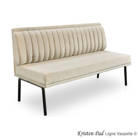 M/L Banquette SIGNATURE Actua KRISTEN PAD Pieds Métal