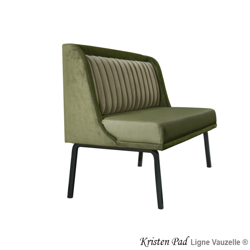 M/L Banquette SIGNATURE Actua KRISTEN PAD Pieds Métal