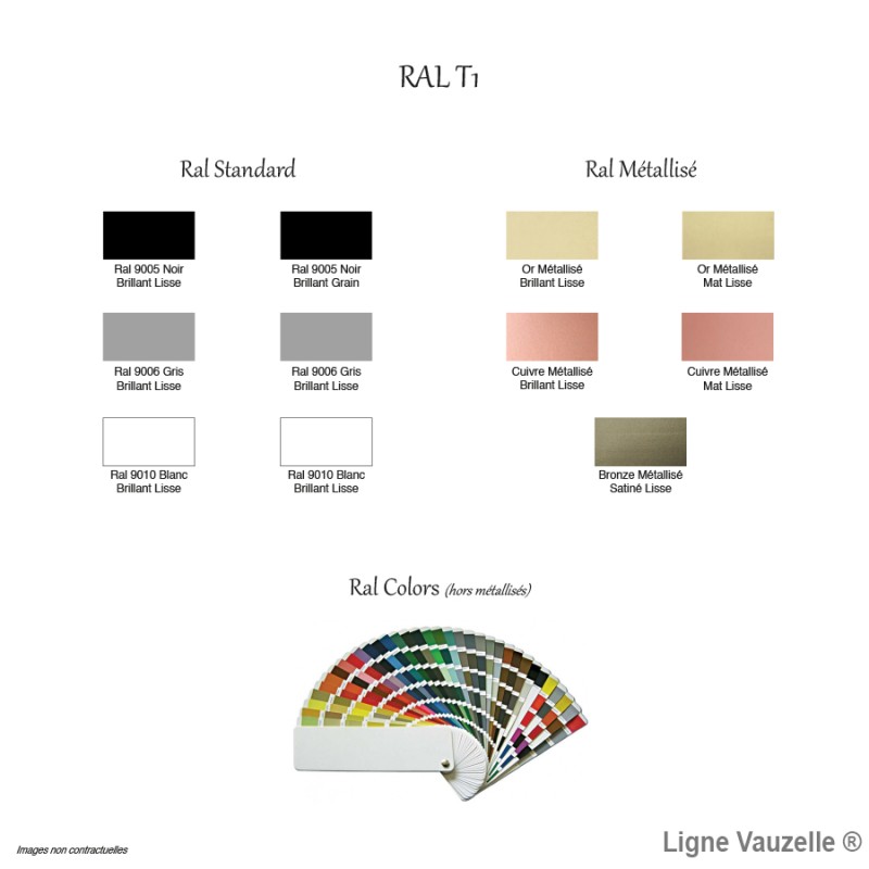 Chaise "MARIUS", Pieds Métal  Epoxy Ral T1.