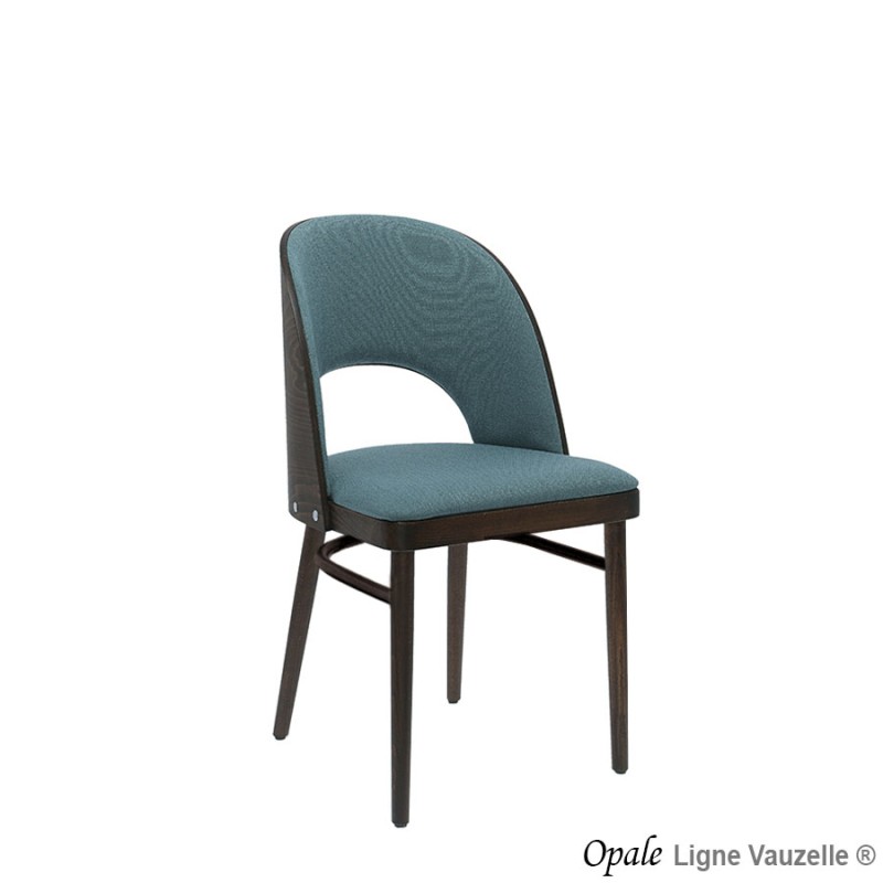 Chaise OPALE Galette et Intérieur Dos Garni