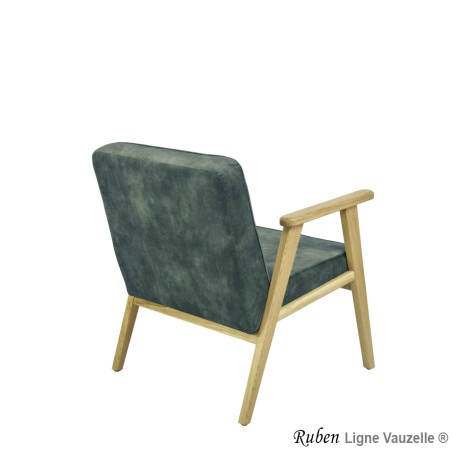 Fauteuil Lounge RUBEN Chêne
