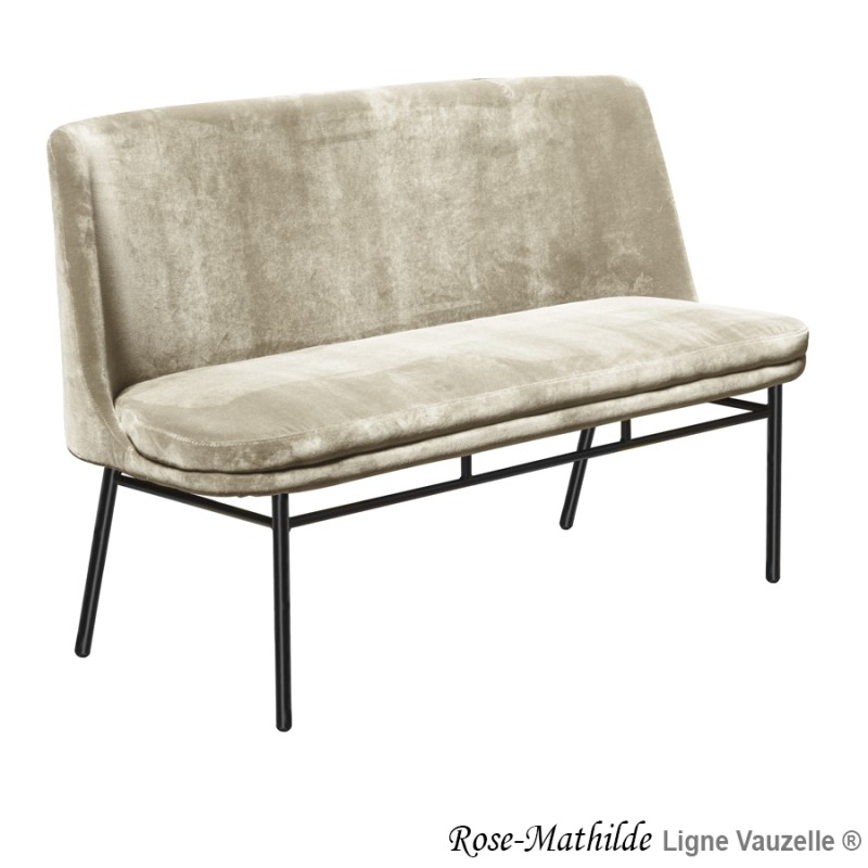 M/L Banquette SIGNATURE ROSE-MATHILDE