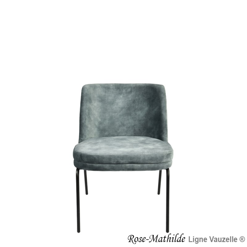 Chaise ROSE-MATHILDE Lounge Métal