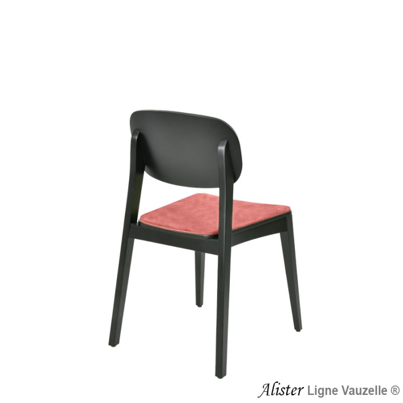 Chaise ALISTER Assise Galette et Dos Bois