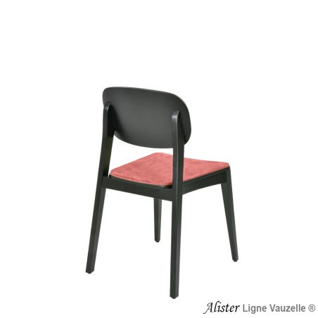 Chaise ALISTER Assise Galette et Dos Bois