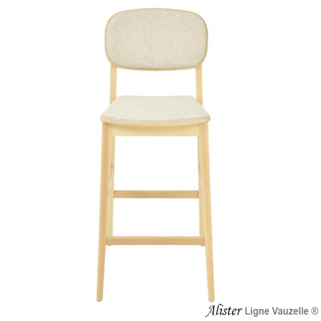 Tabouret ALISTER Assise et Dos Garnis