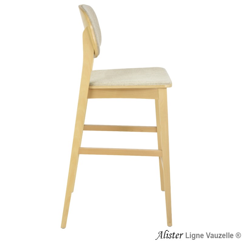 Tabouret ALISTER Assise et Dos Garnis