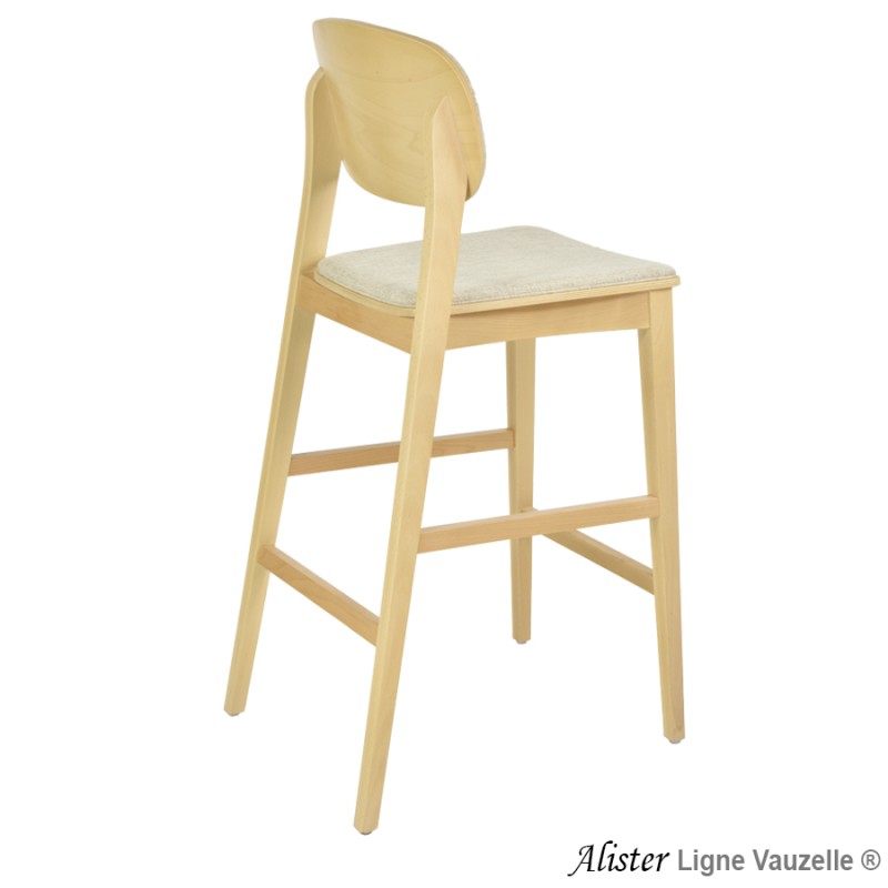 Tabouret ALISTER Assise et Dos Garnis