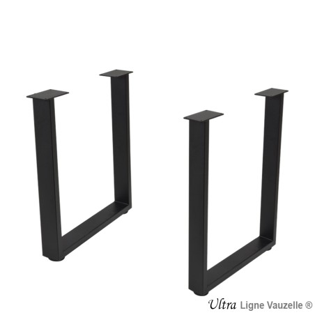 Piètement "ULTRA" (Lot de 2 Jambages) Ht.72cm, Acier soudé