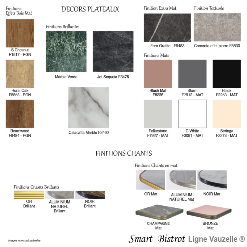 Plateau SMART BISTROT BRONZE