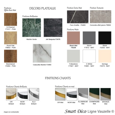 Plateau SMART DECO OR