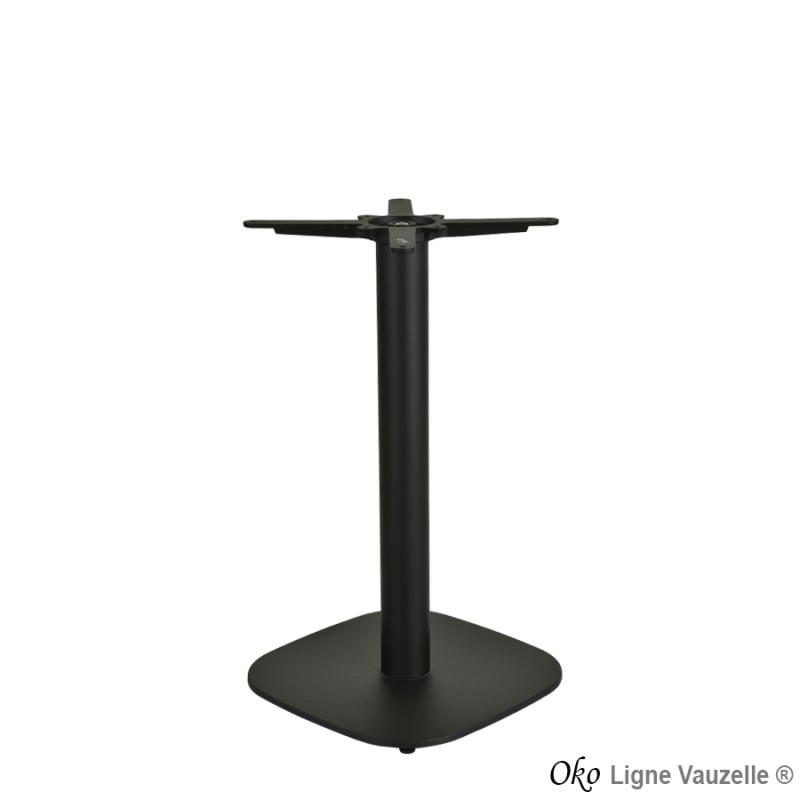 Piétement "OKO Noir Mat Texturé  Socle 42x42", Ht. 72cm