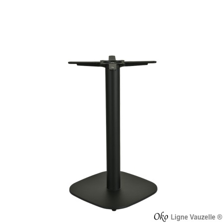 Piétement "OKO Noir Mat Texturé  Socle 42x42", Ht. 72cm