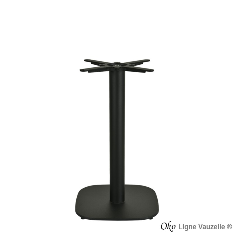 Piétement "OKO Noir Mat Texturé  Socle 42x42", Ht. 72cm