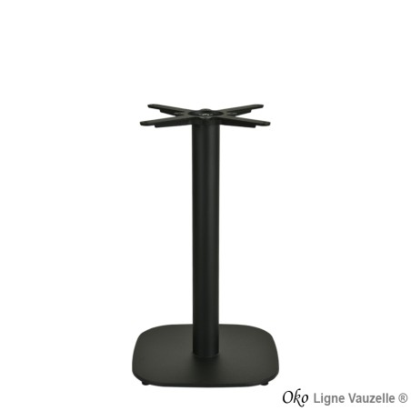 Piétement "OKO Noir Mat Texturé  Socle 42x42", Ht. 72cm