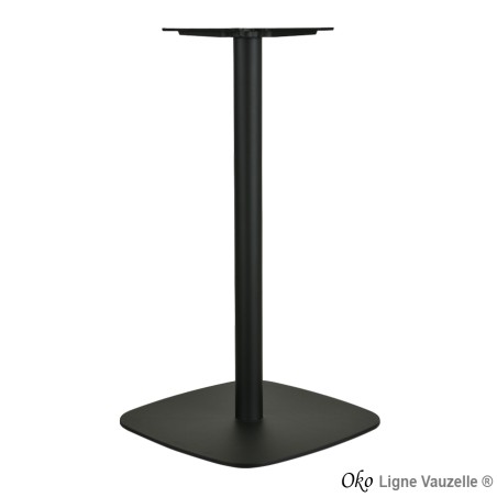 Piétement "OKO Noir Mat Texturé 60x60" ht 109cm