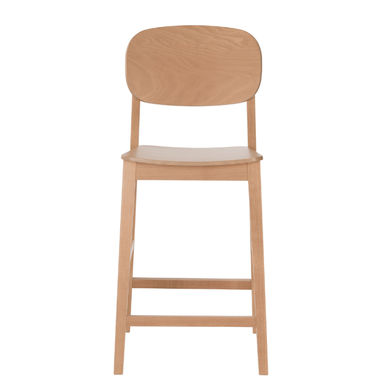 Tabouret ALISTER Assise et Dos Bois