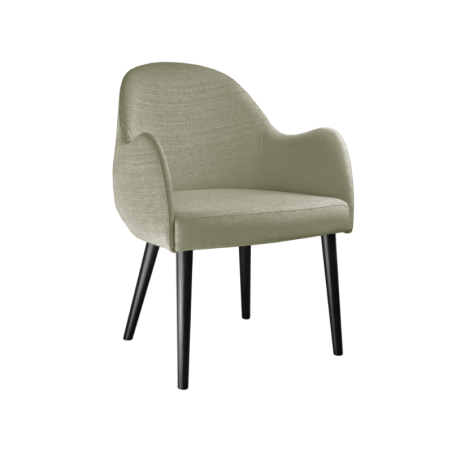 Fauteuil "AUGUSTIN" Pieds Bois Conique