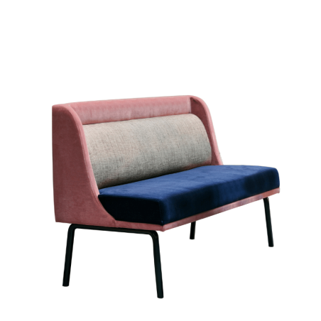 M/L Banquette SIGNATURE Actua KRISTEN Pied Métal
