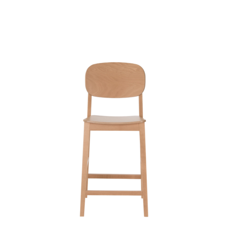 Tabouret ALISTER Assise et Dos Bois