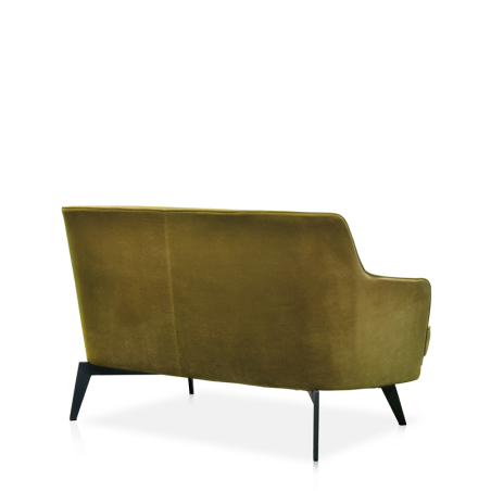 Canapé Lounge "ANSELME", Pieds en Acier Epoxy Noir.