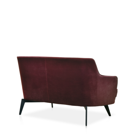 Canapé Lounge "ANSELME", Pieds en Acier Epoxy Noir.