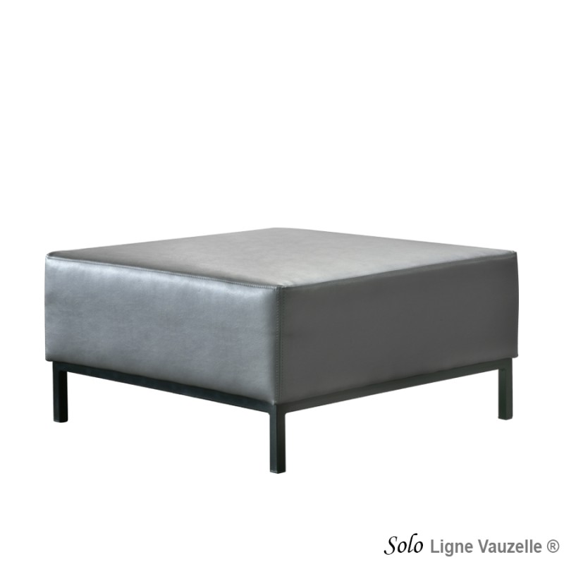 Pouf "SOLO", Pieds Aluminium