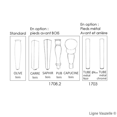 M/L Banquette LIGNE Tradition CESAR