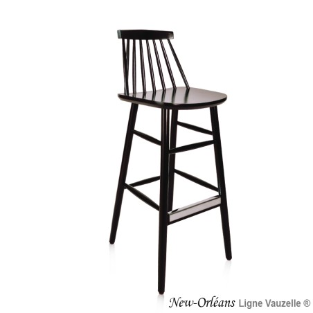 Tabouret "NEW-ORLEANS FOUGERE Bois"