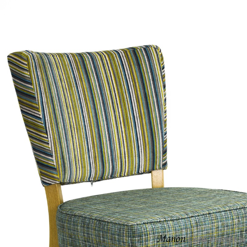 Chaise MANON Dos Tapissé Assise XL