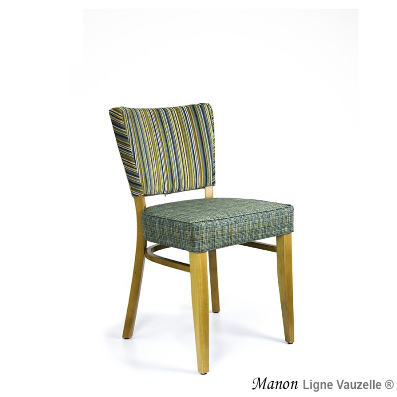 Chaise MANON Dos Tapissé avec Assise Epaisse L