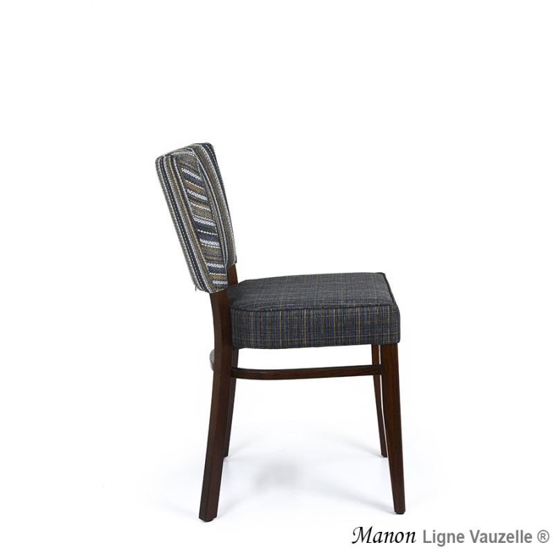 Chaise MANON Dos Tapissé avec Assise Epaisse L