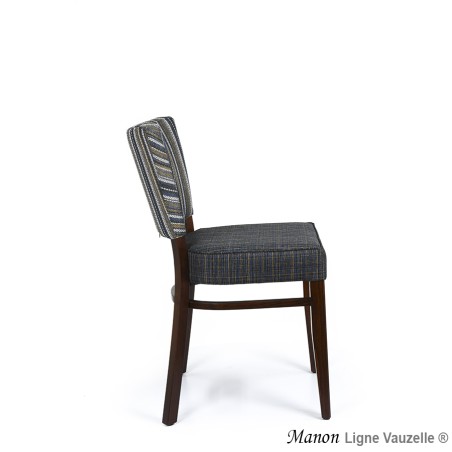 Chaise MANON Dos Tapissé avec Assise Epaisse L